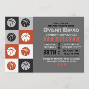 COOLA BASKETBALL Pub Mitzvah Inbjudan