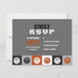 COOLA BASKETBALL Pub Mitzvah Reply OSA kort