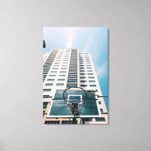 Coola Basketball Ring Canvastryck