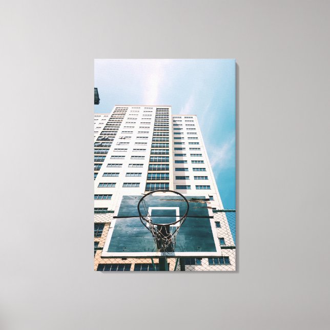 Coola Basketball Ring Canvastryck (Framsida)