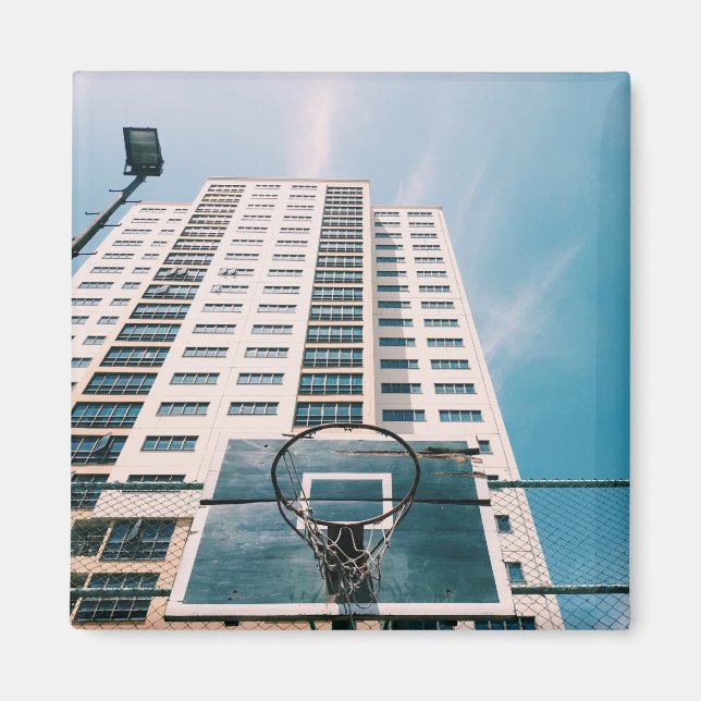 Coola Basketball Ring Magnet (Framsidan)