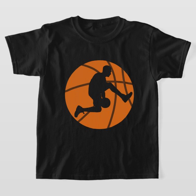 coola Basketball sport älskare boys T-Shirt (Laydown)