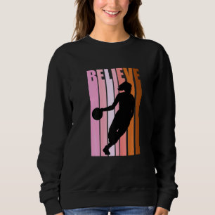 Coola Basketball Tro Retro Birthday Women Girl T Shirt