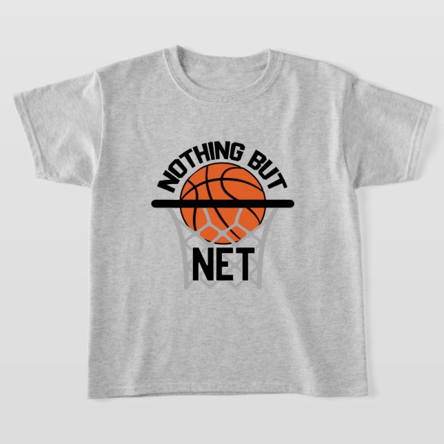 coola basketboll sport ord art t shirt (Laydown)
