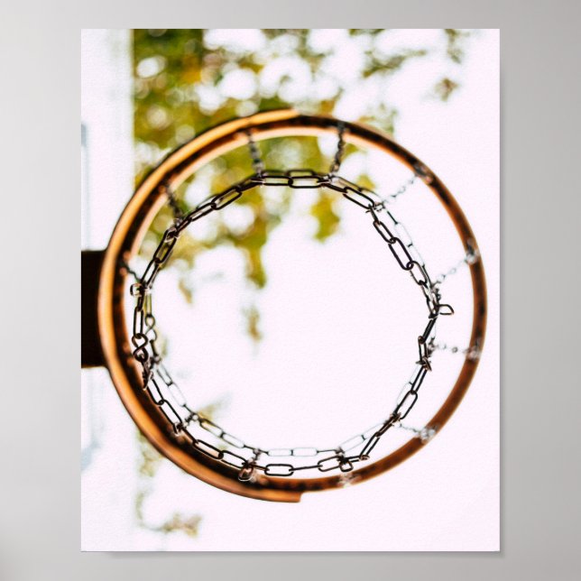 Coola Basketbollskonstruktion Poster (Framsidan)