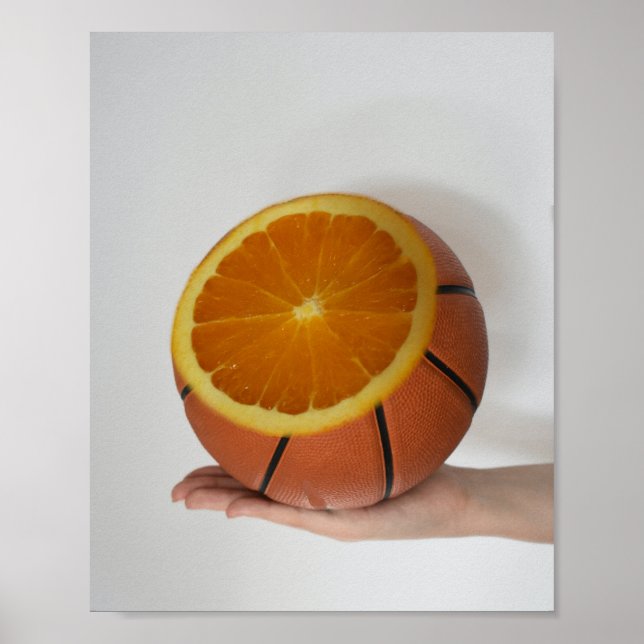Coola Basketbollskonstruktion Poster (Framsidan)