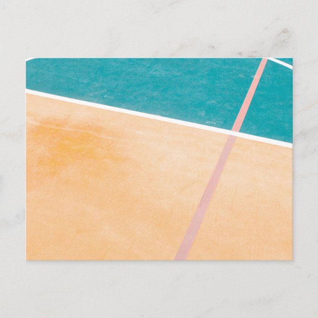 Coola basketkonstverk vykort (Framsida)