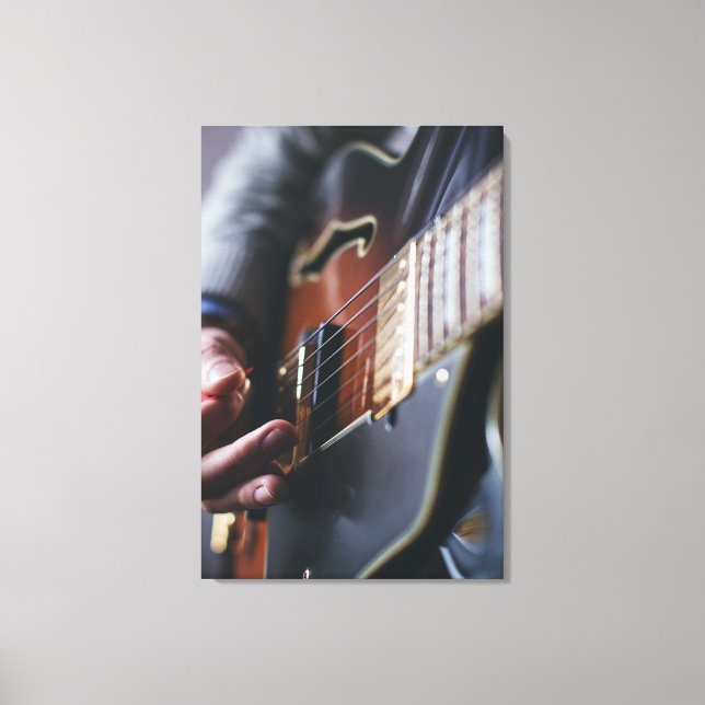 Coola Bass Guitar Canvastryck (Framsida)