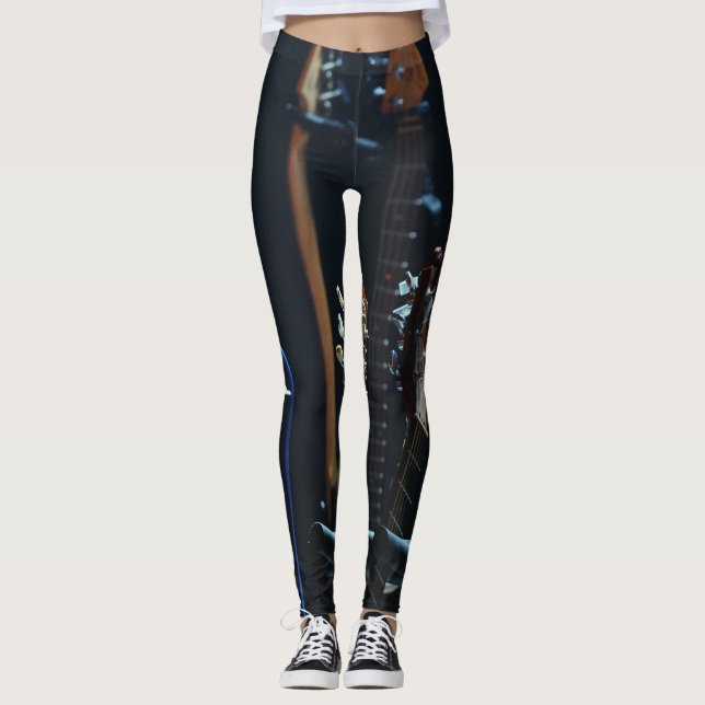 Coola Bass Guitar Leggings (Framsida)