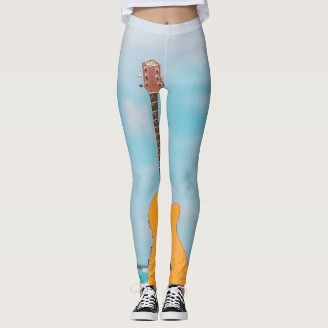 Coola Bass Guitar Leggings (Framsida)
