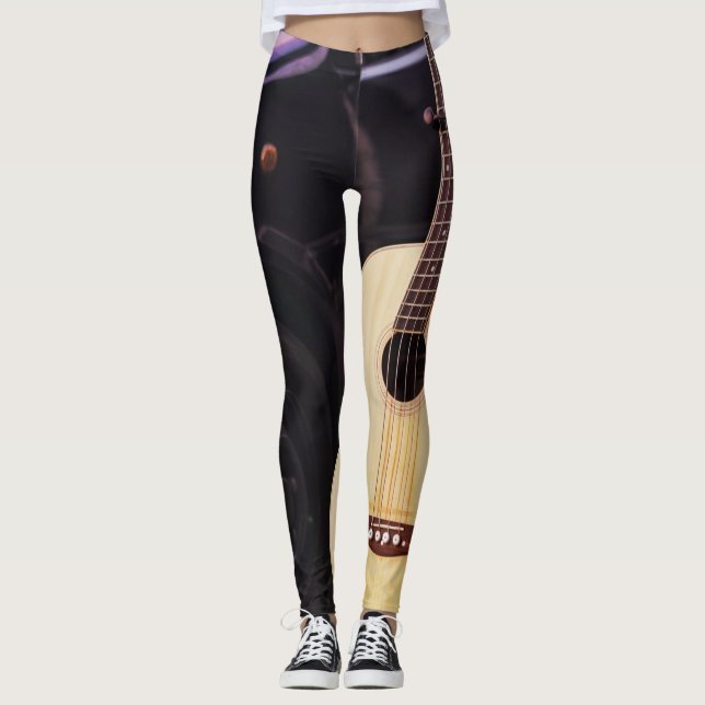 Coola Bass Guitar Leggings (Framsida)