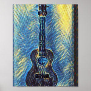 Coola Bass Guitar Poster