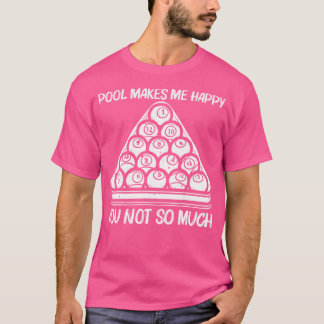 Coola Bassäng Bassäng Player Billiard Älskare T Shirt