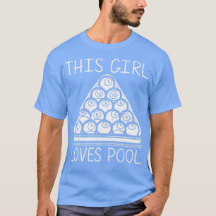 Coola Bassäng design för flickor Kvinnor Bassäng P T Shirt