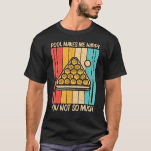 Coola Bassäng För manar kvinnonooker Billiards 8 B T Shirt