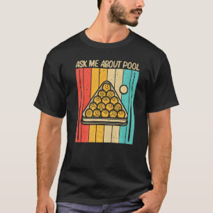Coola Bassäng För manar kvinnonooker Billiards 8 B T Shirt