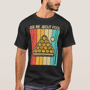 Coola Bassäng För manar kvinnonooker Billiards 8 B T Shirt
