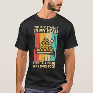 Coola Bassäng För manar kvinnonooker Billiards 8 B T Shirt