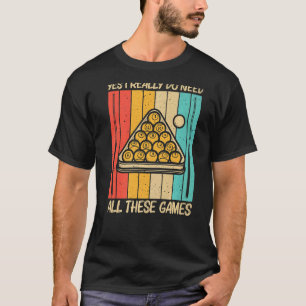 Coola Bassäng För manar kvinnonooker Billiards 8 B T Shirt