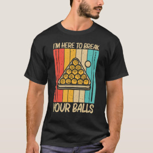 Coola Bassäng För manar kvinnonooker Billiards 8 B T Shirt