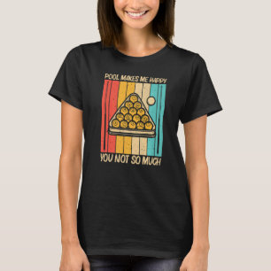 Coola Bassäng För manar kvinnonooker Billiards 8 B T Shirt