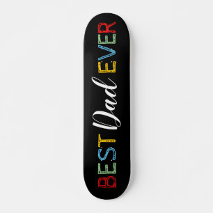 Coola Bästa Pappa någonsin Mini Skateboard Bräda 18,5 Cm