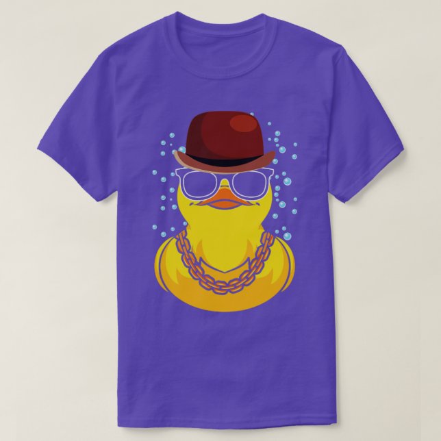 Coola Bath Anka Älskare Funny Duckling Rubber Anka T Shirt (Design framsida)