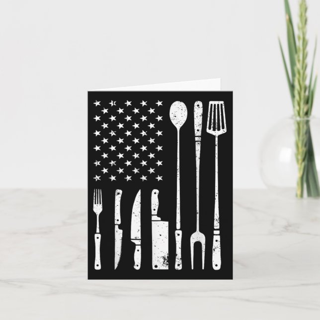 Coola Bbq Grilling Design För manar kvinnor Barbec Kort (Framsida)
