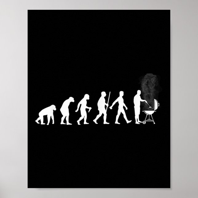 Coola Bbq Grilling Design För manar kvinnor Barbec Poster (Framsidan)