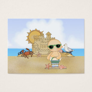Coola Beach Baby ~ Neutralt Visitkort