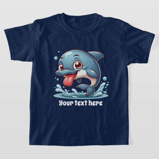 Coola Beach lägger till text unisex Children Delph T Shirt (Laydown)
