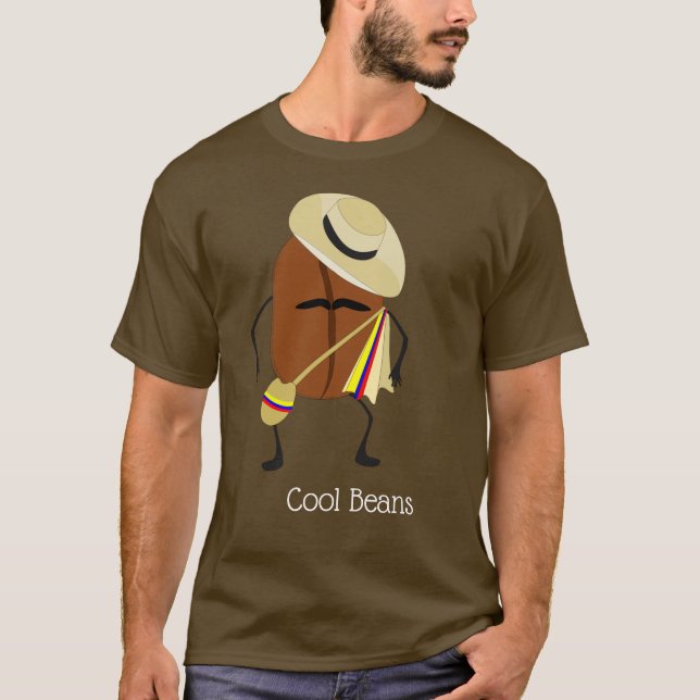 Coola Beans - TeeShirtFunnies Tee (Framsida)