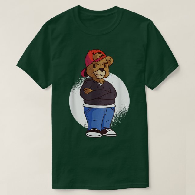 Coola Bear Boy Teenager T Shirt (Design framsida)