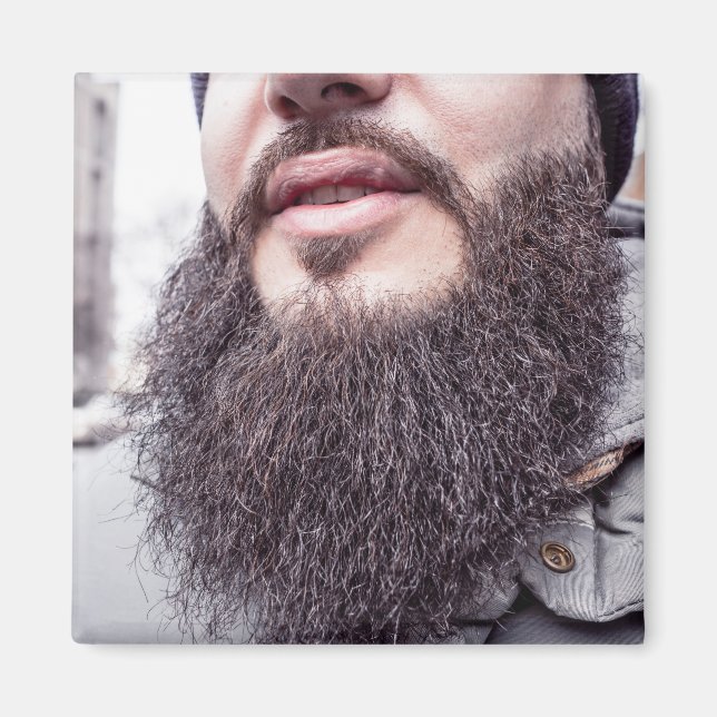 Coola Beard & Mustache magnet (Framsidan)