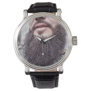 Coola Beard- och Mustache-klockor Armbandsur