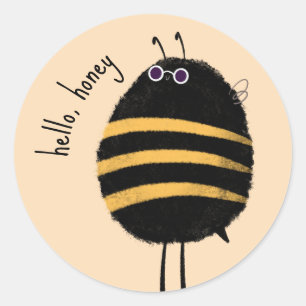 Coola Bee Runt Klistermärke
