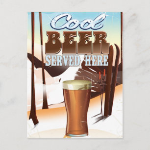 Coola Beer här vintage Inn poster Vykort