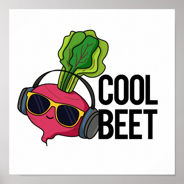 Coola Beet Funny Food Beet Pun Poster (Framsidan)