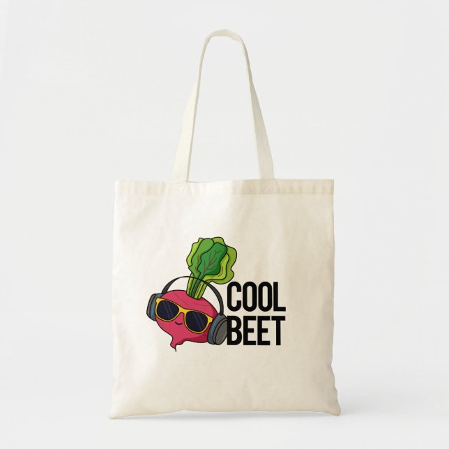 Coola Beet Funny Veggie Pun Tygkasse (Framsidan)