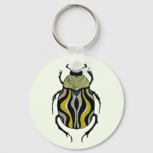 Coola Beetle Entomology Insekt Art Nyckelring