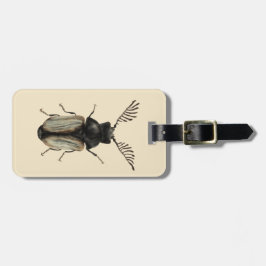 Coola Beetle insekt älskare entomologikonst Bagagebricka