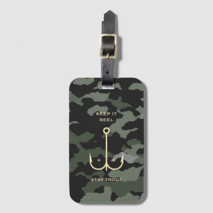 COOLA BEHÅLLA IT REEL FISHING FARS DAG CAMO BAGAGEBRICKA
