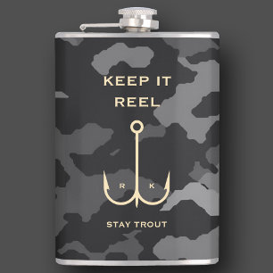 COOLA BEHÅLLA IT REEL FISHING FARS DAG CAMO FICKPLUNTA