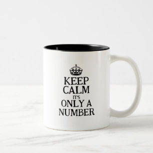 Coola behålla lugn meme 51:a födelsedag kaffe mugg