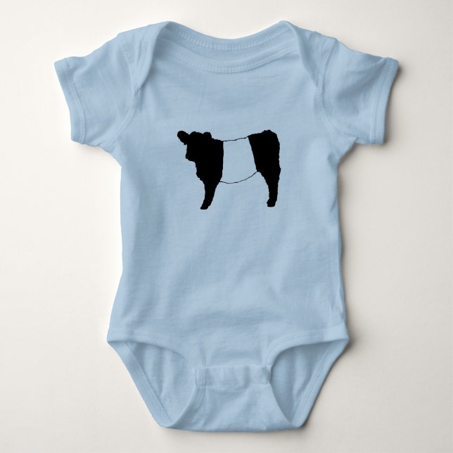 Coola Belad Galloway Cattle Sällsynt Cow Beltie St T Shirt (Framsida)
