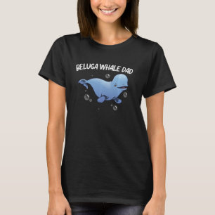 Coola Beluga Whale for Pappa Far Orca Whales Spara T Shirt