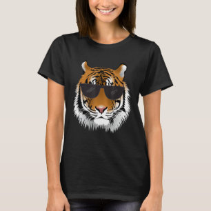 Coola Bengal Tiger med solglasögon Bengal Tiger He T Shirt