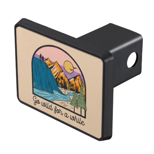 coola bergsberget sjö ord art dragkroksskydd (Topp Höger)