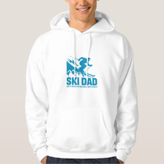 Coola Bergsgrafik i Ski Pappa Hoodie
