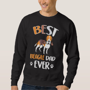 Coola Best Beagle Pappa någonsin Lång Ärmad Tröja